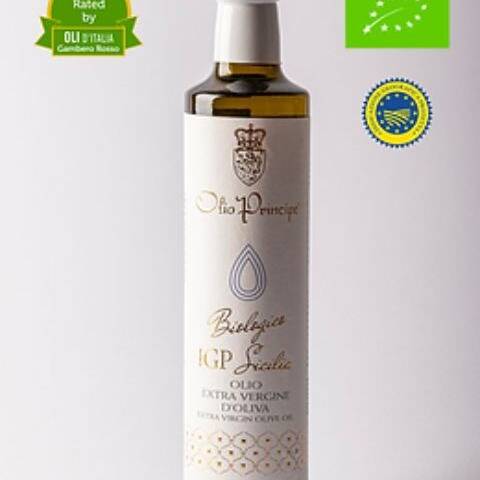 Huile d’olive extra vierge bio IGP Sicilia Olio Principe (0,5L)